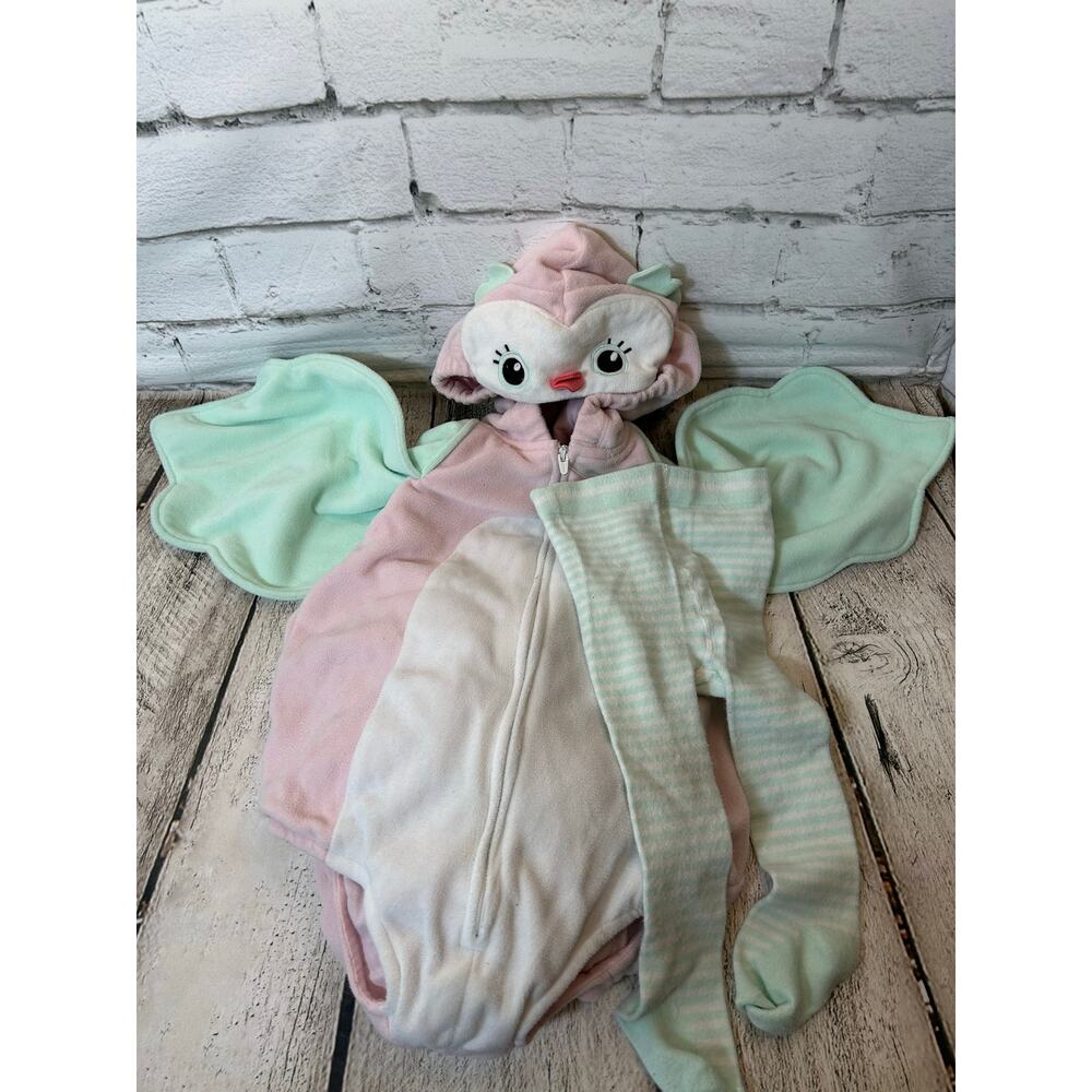 Carter's Pink and Mint Owl Costume